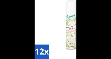12 x Batiste - Nude - Droogshampoo - Frisse Look - Volume en Textuur - 200ml - Droogshampoo - Batiste - Nude - Fris Haar - Natuurlijke Droogshampoo