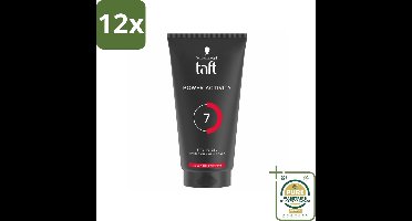 Taft - Power Activity 7 - Styling Gel - Energieke styling - 150 ml - Voordeelverpakking - 12 stuks - Sterke hold - Sweatproof gel