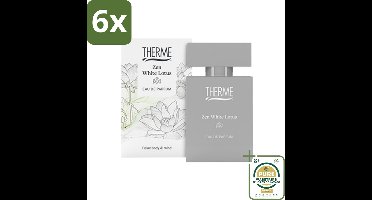 Therme - Zen White Lotus - Eau de Parfum - Verfrissend- 30ml - Voordeelverpakking - 6 stuks - Zen - Wellness