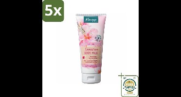 5 x Kneipp - Body lotion - Soft Skin - Amandelbloesem - 200 ml - Grootverpakking - Body Lotion - Droge Huid - Gevoelige Huid - Amandelolie - Shea Butter