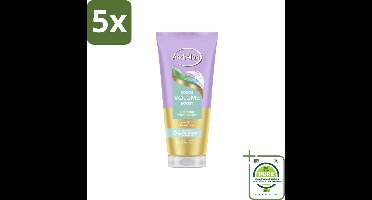 5 x Andrélon – Haarmasker WOW – Kokos Volume Boost – 180 ml - Grootverpakking - Volume Boost Haar - Fijn Haar Verzorging - Luchtig Haar - Haarmasker 1 Minuut - Kokos Volume