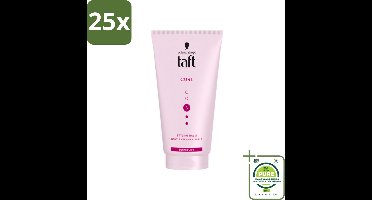 25 x Taft - Styling Balm Curl - Hold 3 - Gedefinieerde krullen - 150 ml - Grootverpakking - Krullen Styling - Krullen Balm - Krullen Definieren - Krullen Fixeren - Anti-pluis