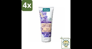 Kneipp - Body lotion - Relaxing - Lavendel - Bloemige geur - 200 ml - Voordeelverpakking - 4 stuks - Lavendel - Hydraterende lotion