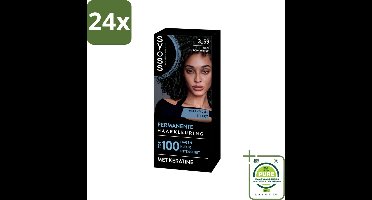 SYOSS - Coloration 3-59 Cool Donkerbruin - Haarverf - Grijsdekking - Vermindert Haarbreuk - Voordeelverpakking - 24 stuks - Haarverf - Permanente haarkleuring