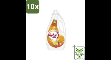10 x Robijn - Color - Vloeibaar Wasmiddel - 60 Wasbeurten - Grootverpakking - Wasmiddel - Gekleurde Was - Wasverzachter - Kleurbehoud - Biologisch Afbreekbaar