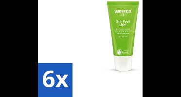 WELEDA - Light crème - Skin Food - Droge huid - 30 ml - Voordeelverpakking - 6 stuks