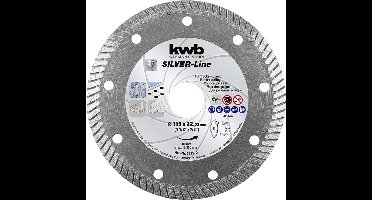 kwb 727170 Diamanten doorslijpschijf Diameter 115 mm Boordiameter 22.23 mm 1 stuk(s)
