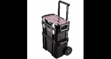 Keter Gereedschapskist op Wielen - Modulair Systeem, 3 Delen