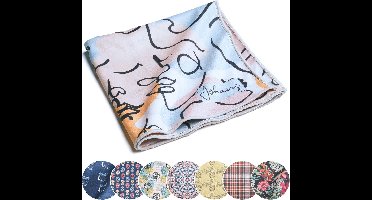 XXL Microvezeldoek voor Reinigen van Brillen, Smartphones en Tablets - 30 x 30 cm, Streeploos en Hygiënisch