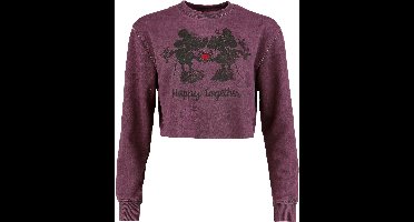 Mickey Mouse Happy Together Dames Sweatshirts - paars - M