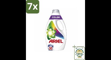 7 x Ariel - Vloeibaar Wasmiddel - Color - 30 Wasbeurten - 1350 ml - Grootverpakking - Kleurbehoud - Vlekverwijdering - Vloeibaar Wasmiddel - Wasmiddel Voor Gekleurde Kleding - Wasmiddel Voor Vlekken