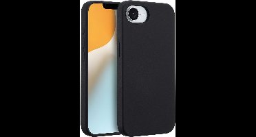 Accezz Hoesje - Geschikt voor Apple iPhone 17e / 16e - Liquid Silicone Backcover geschikt voor MagSafe - Zwart