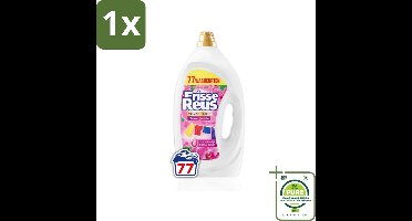 1 x Frisse Reus - Vloeibaar Wasmiddel - Orchidee - Gekleurde Was - 77 Wasbeurten - Wasmiddel - Wasgel - Orchidee Geur - Gekleurde Was - Vlekkenverwijderaar