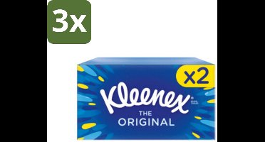 3 x Kleenex – Original Duo Pack – Tissues – 144 stuks per verpakking - Tissue - Tissues - Neus Snuiten - Tranen Drogen - Schoonmaken