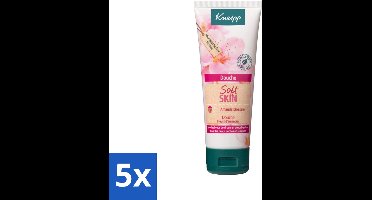 5 x Kneipp – Amandel – Douche – 75 ml - Amandel Douche - Douche Voor Gevoelige Huid - Zeepvrije Douche - Hydraterende Douche - Douche Voor Droge Huid