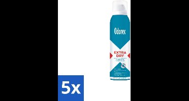 5 x Odorex – Anti-transpirant spray – Extra Dry Regular – 150 ml - Koffiezetapparaat