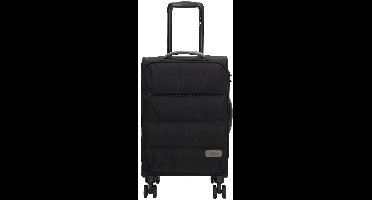 Zebra Trends Elske Koffer - S - Handbagage - Reizen - Softcase - Recycled - Zwart