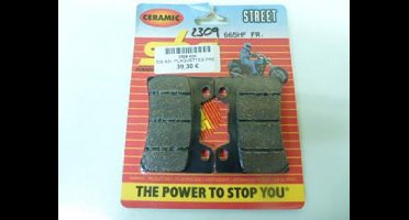 Plaquette de frein SBS pour Moto Yamaha 1000 Fzr Exup 1989 à 1990 AVG / AVD Neuf