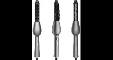 Stijltang voor thuisgebruik, haarkam en krultang, haarstylingtool met instelbare temperatuurinstellingen, automatische uitschakeling