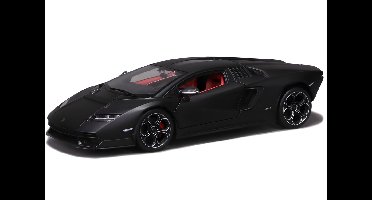 Bburago Modelauto - Lamborghini Countach - zwart - 20 x 9 cm - schaalmodel - speelgoedauto