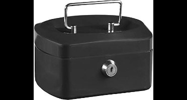 Idena 50025 - Money box 6", dim. 155 x 120 x 90 mm, color black, 1 pc.