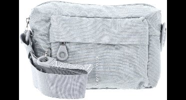 MANDARINA DUCK schoudertas MD20 Small Zip Crossover Pearl Lichtgrijs
