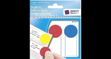 Sticky note dots 3-kleuren geassorteerd 75x