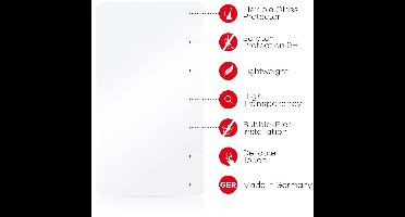 upscreen - Screenprotector voor UPERFECT UMax 18 - Folie Beschermfolie Beschermglas transparant