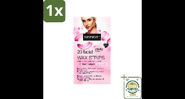1 x Sence - Waxstrips - Gezicht - 20 Waxstrips- Gezichts-waxstrips - Gezichts-wax - Haartjes Verwijderen - Gladde Huid - Gezichtsverzorging