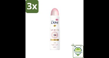 3 x Dove - Deodorant - Spray Invisible Care - Onzichtbare bescherming - 250 ml - Grootverpakking - Deodorant - Anti-transpirant - Dove - Invisible Care - Vlekvrij