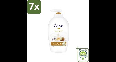 7 x Dove - Handzeep - Pampering Care - Verzachtend - 250 ml - Grootverpakking - Dove Handzeep - Shea Boter - Vloeibare Handzeep - Hydraterende Zeep - Kalmerende Geur