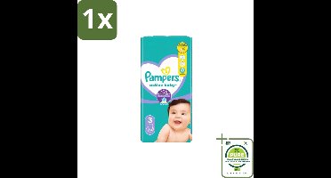 1 x Pampers – Luiers – Active Baby Maat 3 – 54 Luiers - Baby Luiers - Droge Nachten - Vocht Absorberend - Luchtdoorlatend - Huid Bescherming