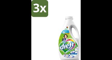 Dreft – Vloeibaar Wasmiddel – Blue Dream – 32 Wasbeurten - Bulkverpakking - 3 stuks