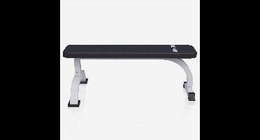 Gorilla Sports - Vlakke fitnessbank - Halterbank- Geschikt voor Dumbell Presses