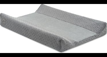 Jollein Aankleedkussenhoes Bliss Knit 50x70cm - Storm Grey