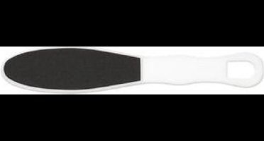 Voetvijl fijne korrel 2 zijdig Sinelco - Wit / Zwart - Kunststof - Voor verwijderen van eelt - 2 zijdig