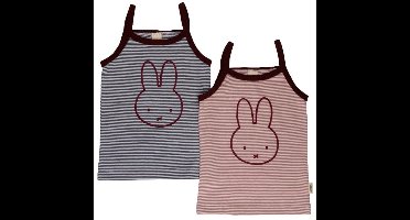 Nijntje singlet 2 stuks blauw roze