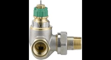 Danfoss Dynamic Valve thermostatische radiatorafsluiter dubbel haaks rechts 3/8 instelbaar debiet van 25 135 l/h RA DV