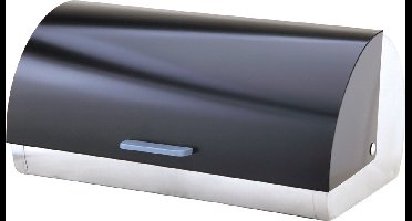 Michelino 46302 - Broodtrommel RVS - zwart