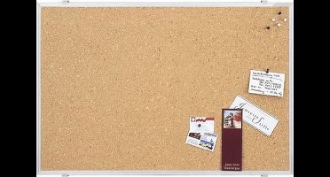 MAGNETOPLAN kurkbord B1200xH900mm naturel met aluminium frame - 1...