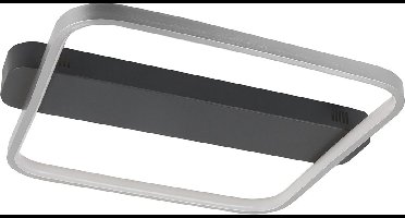 HighLight plafondlamp Ascona 40 cm - zwart / staal