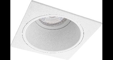 Spot Armatuur GU10 - Proma Minko Pro - GU10 Inbouwspot - Vierkant - Wit - Aluminium - Verdiept - 90mm