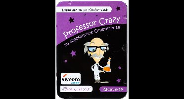 Invento Experimenten Professor Crazy Papier Paars 20-delig