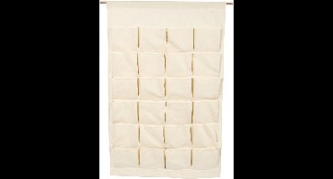 Hangende organiser, H: 93 cm, B: 60 cm, licht naturel, 1 stuk