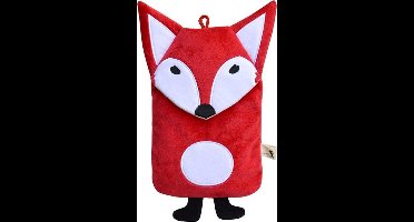 Hugo Frosch warmwaterkruik vos rood 0,8L - kinderkruik vos 23x14 cm