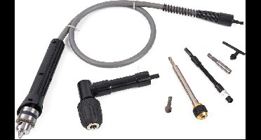 HBM 7 Delige Universele Boorset met Haakse Boorkop