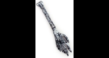 Skelet arm rubber grijs