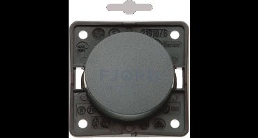 Berker Aan/Uitschakelaar Flow/Pure Inbouw Antraciet Mat 230V