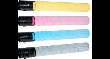 Set 4x ABC huismerk toner geschikt voor Konica Minolta TN-324 voor Konica Minolta Bizhub C258 C308 C368 C 258 C 308 C 368 TN324