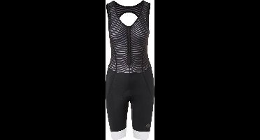 AGU Prime II Essential Fietsbroek - Fietsbroek Dames met Zeem - Wielrenbroek Dames - Wit - L - Met Bretels